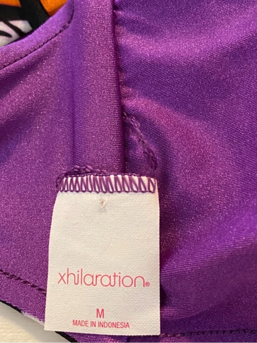 Xhilaration Shimmer Purple Swim 2-piece Bikini Size M NWT - Picture 3 of 6